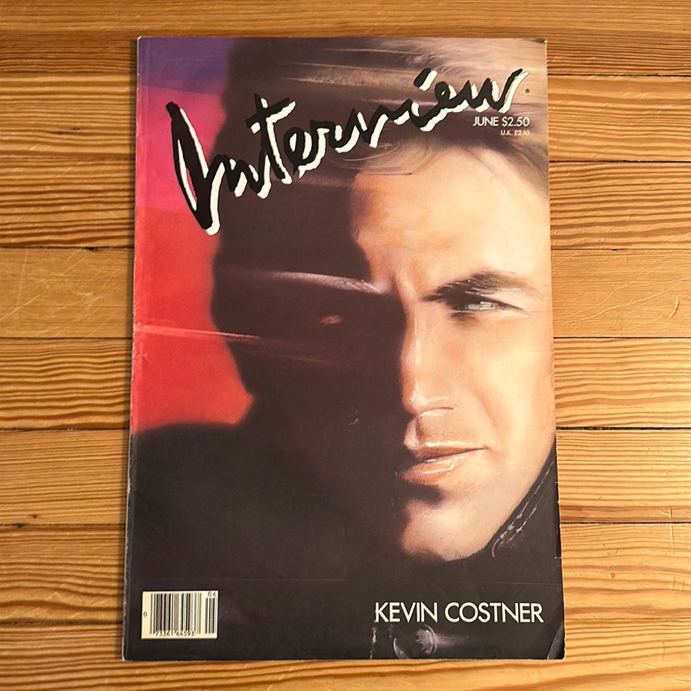Vintage Kevin Costner Interview Magazine